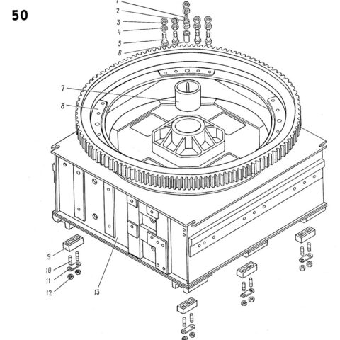рама нижняя станина