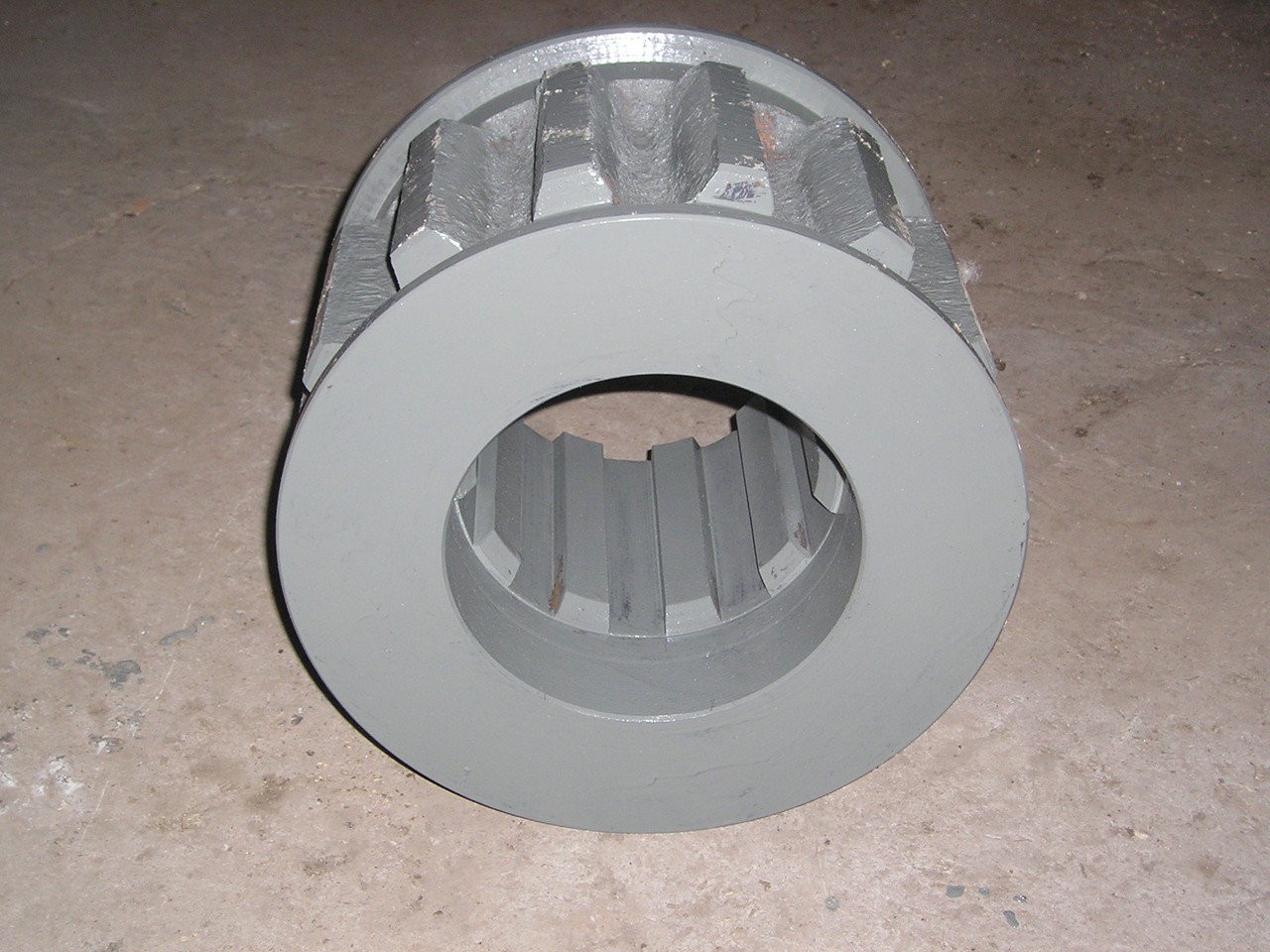 Шестерня кремальерная z=14, m=24 на ЭКГ-5 чертеж 1080.55.306