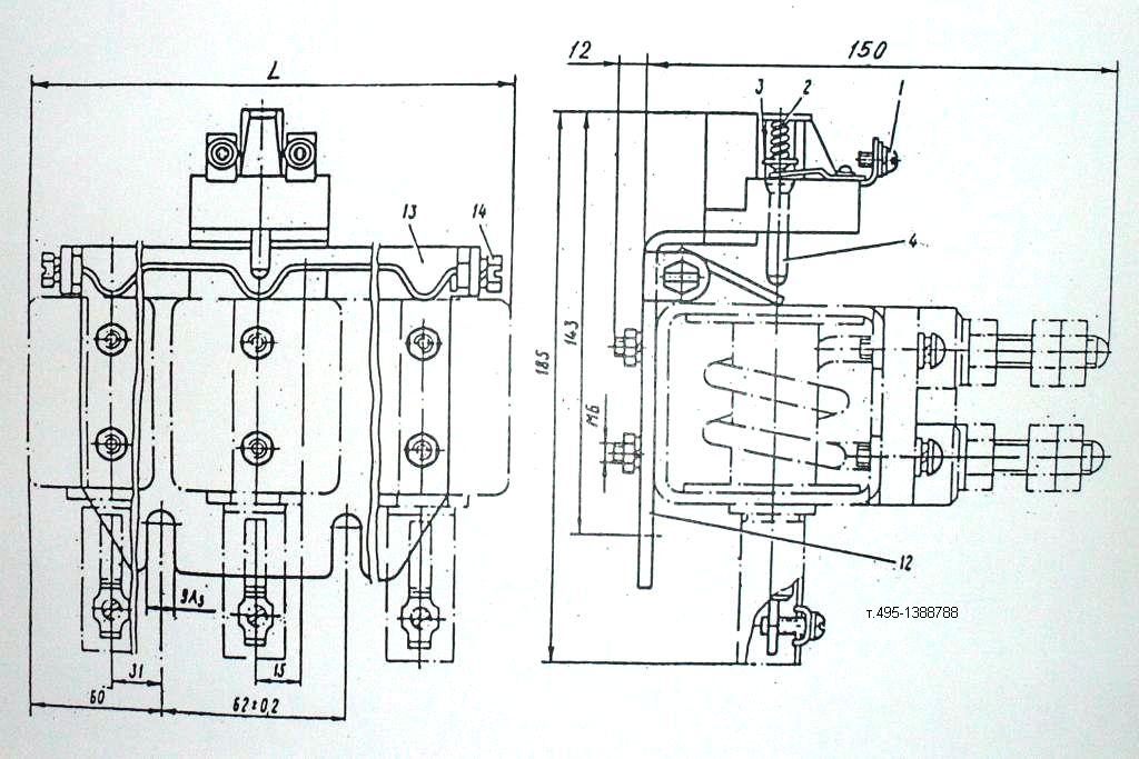 RIS3 Реле РЭО 401
