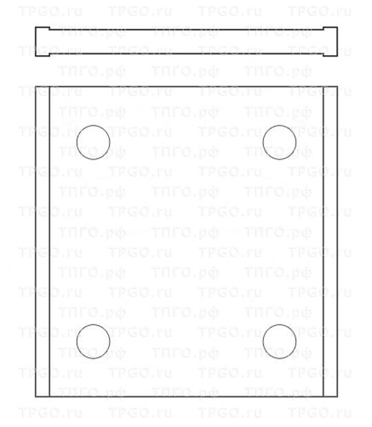 Плита распорная передняя СМД-111 3440.00.008/3442.00.002