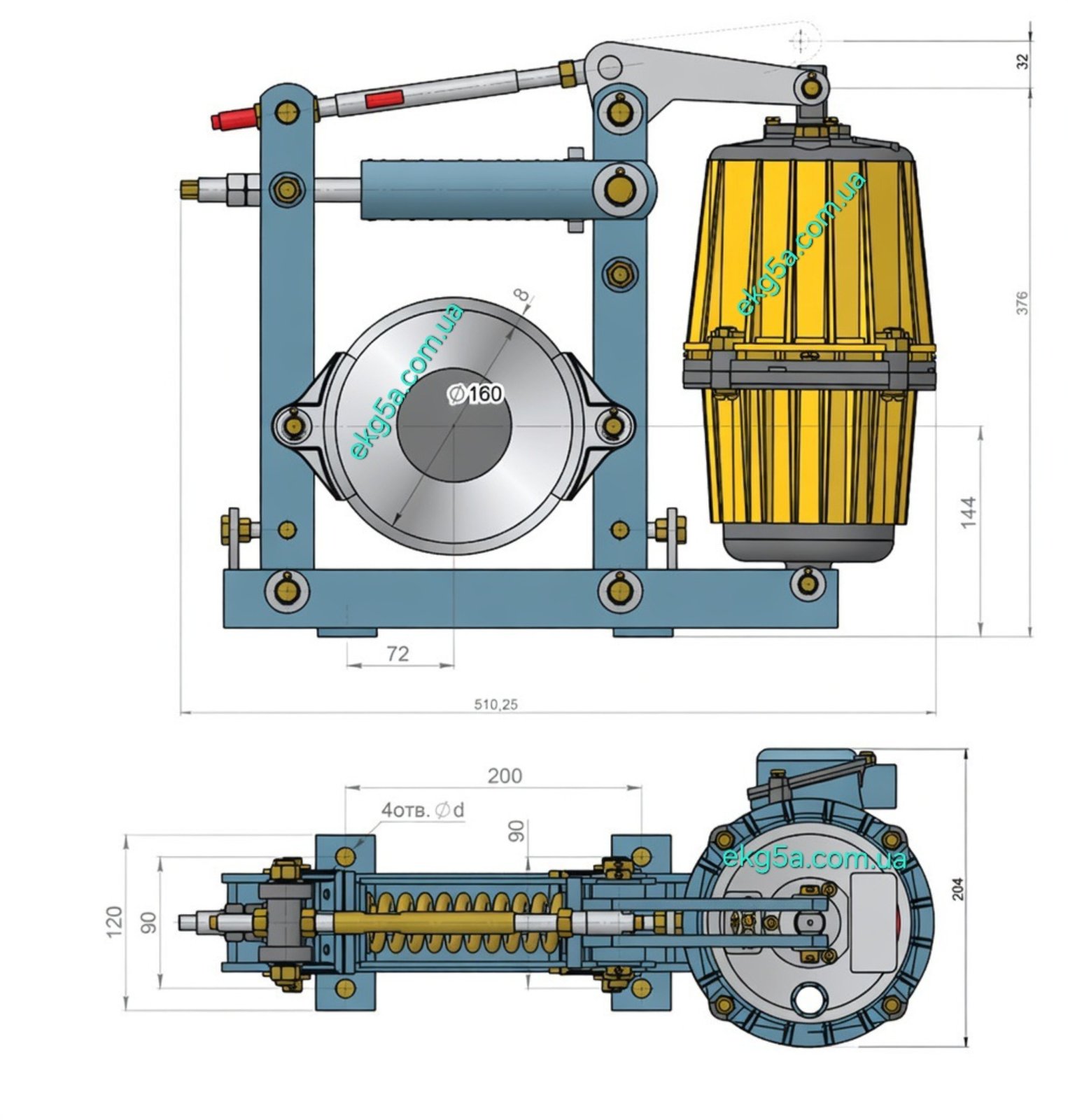 Тормоз ТКГ-160
