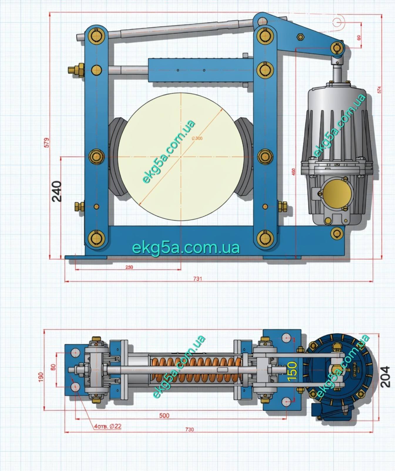 Тормоз ТКГ-300