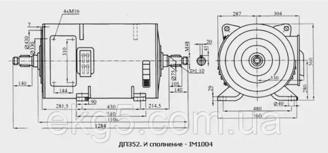 ДПЭ-52 чертёж