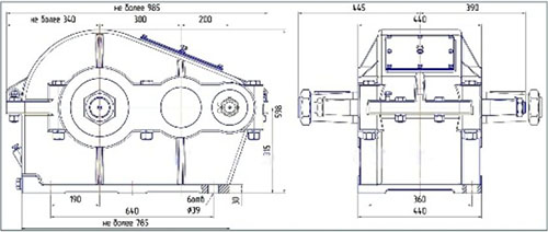 Габаритные размеры