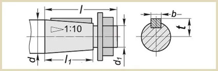 Конический вал